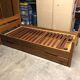 Maison Regain solid elm single trundle bed
