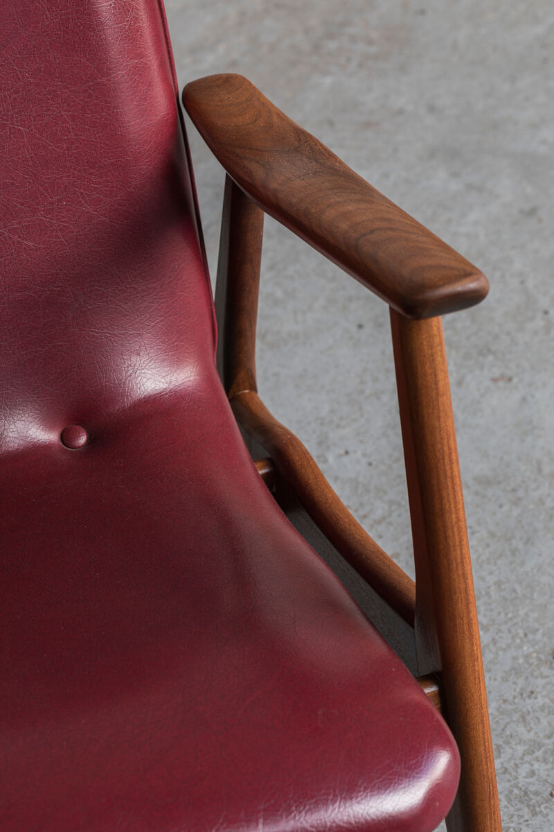 Set easy chairs by louis van teeffelen for wébé, dutch design, 1960s