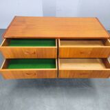 Mid-Century Danish Sideboard with Teak Veneer and Hairpin Legs, 1960