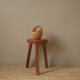 Vintage stoneware ceramic bowls handmade pottery Scandinavian country decoration artisanal manufacturing