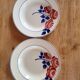 Lot 2 Art Deco plates ▪︎ Hippolyte Boulenger ▪︎ Red Rose