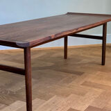 Large Palisander Coffee Table by Kurt Ostervig, Denmark 1960s