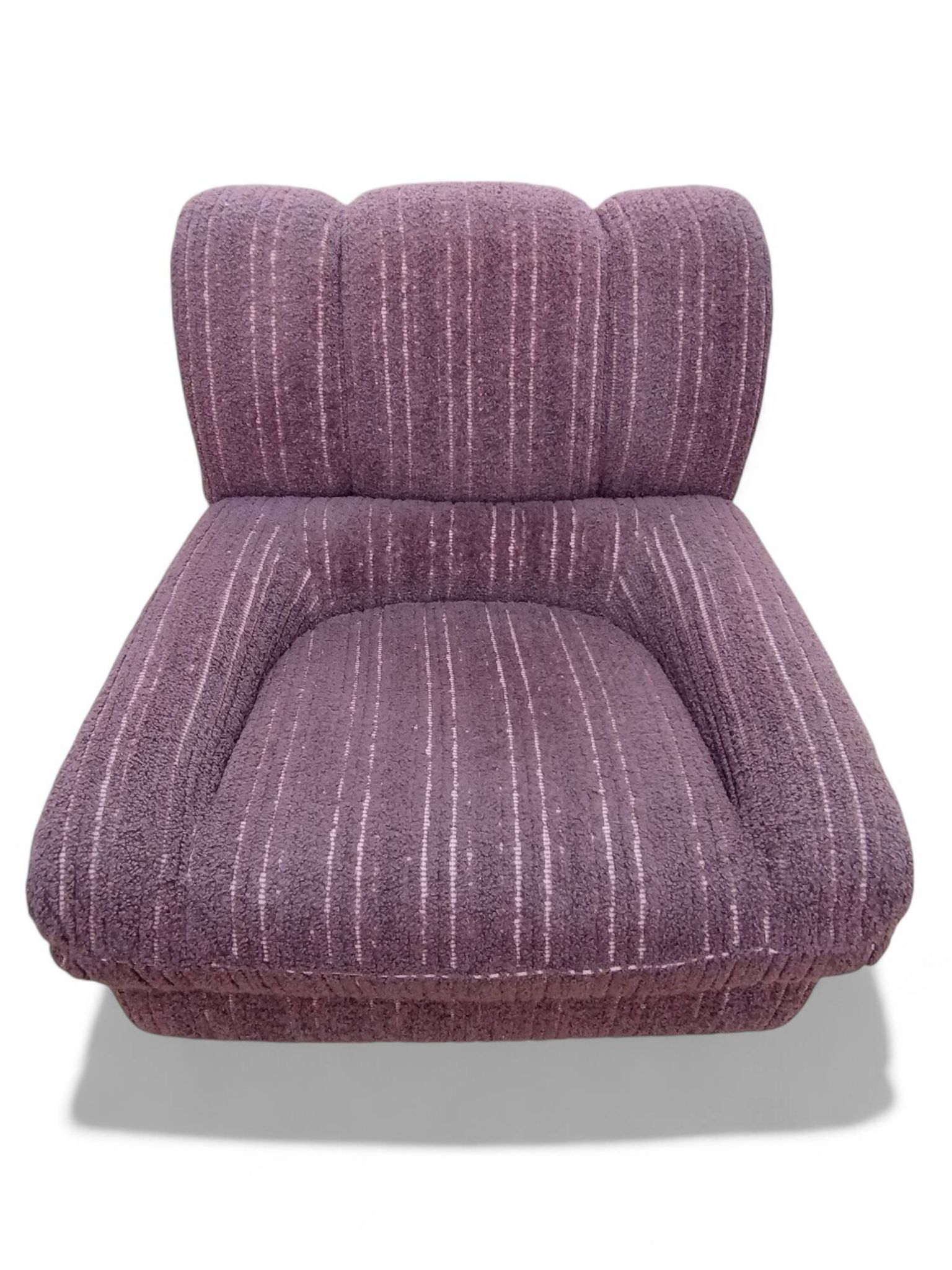 Vintage chocolate armchair 1