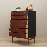 Commode en teck par Kai Kristiansen, fabricant Feldballes Møbelfabrik 1960