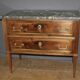 Commode Sauteuse Louis XVI en Noyer Fin XVIIIe