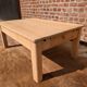 Light oak coffee table