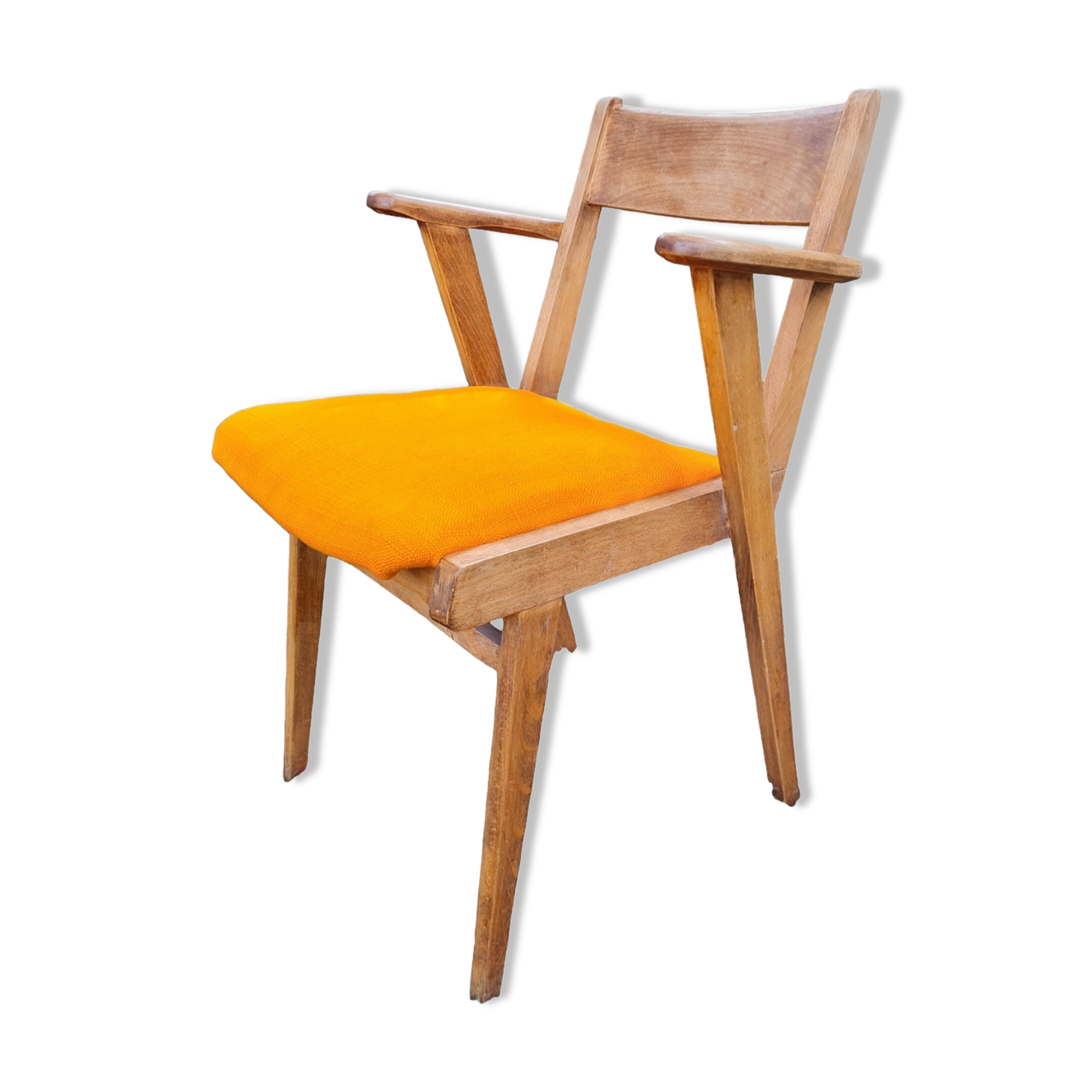 Armchair feet compass design vintage year 50