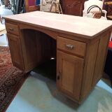 Raw wood desk
