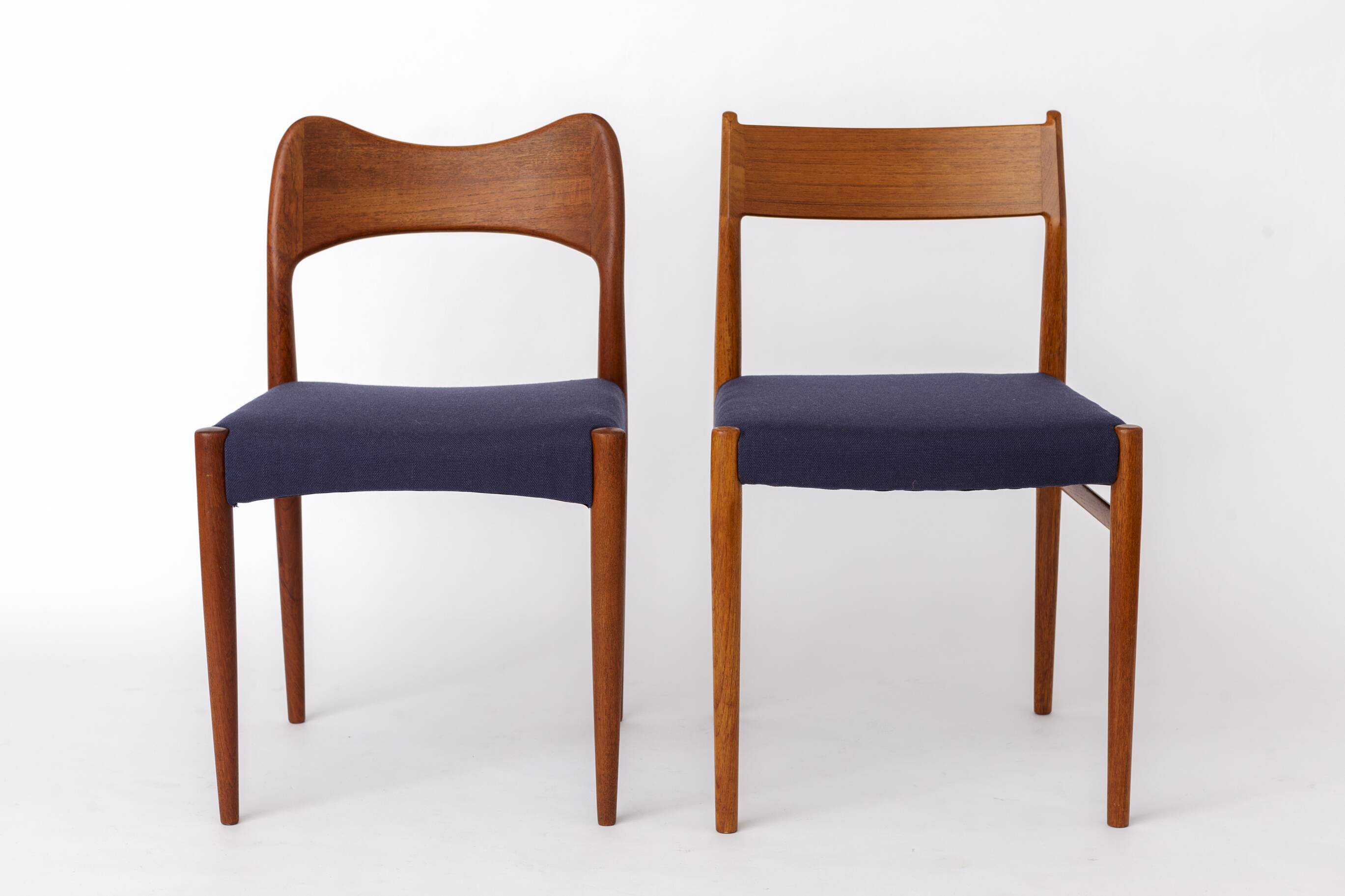 Arne Vodder Teak Chair Model 418 for Sibast, Danish Mid-Century, 1960s