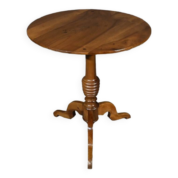 Table Guéridon en Noyer, époque Louis-Philippe – 1re partie XIXe
