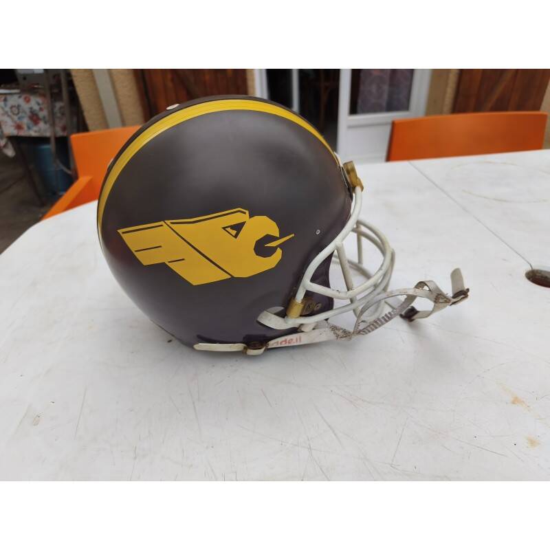 Vintage Pittsburgh American football helmet