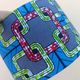 XL lampshade/suspension with printed ethnic graphic wax