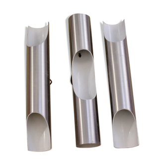 Three wall lamps fuga Raak 1970