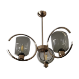 Art deco brass chandelier