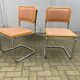 Paire de chaises de Marcel Breuer Cesca B32 skaï 1960