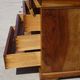Antique Louis Philippe chest of drawers in solid walnut.