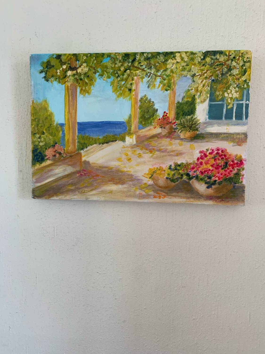 Oil painting on canvas landscape