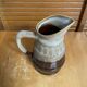 Vintage flamed ceramic barrel-shaped pitcher by revol, 0.5l