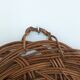 Wicker tray wall decoration
