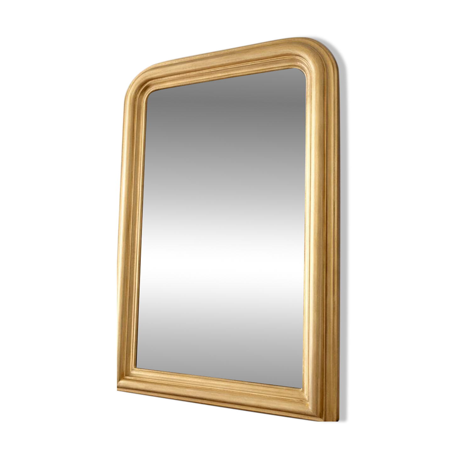 Louis-Philippe mirror in gilded wood — early 20th century, 85 cm