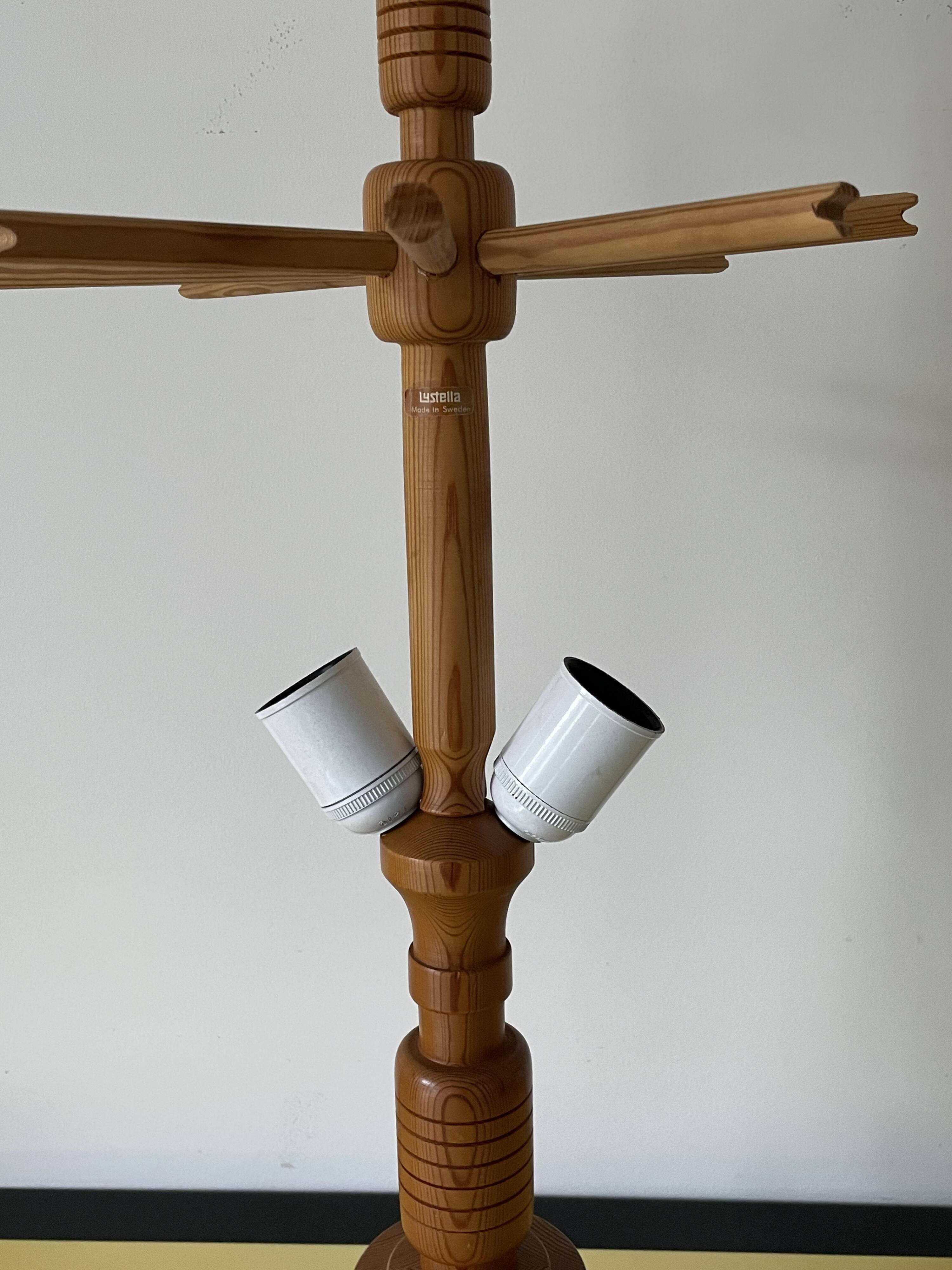 Vintage Scandinavian lamp Lystella Yngve Ekström 1970