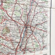 Carte ancienne Bourgogne édition Taride 1920