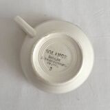 Antique earthenware cup “Solange” Digoin Sarreguemines