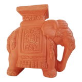 Raw ceramic elephant
