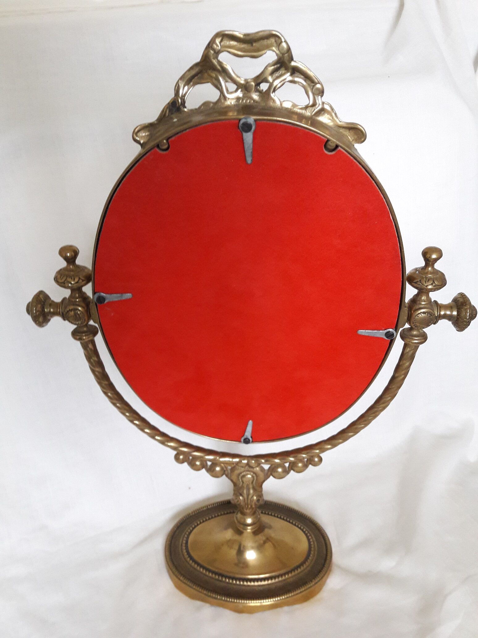 Brass mirror 29 x 41 cm