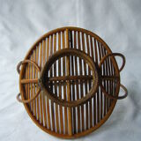Vintage wicker basket