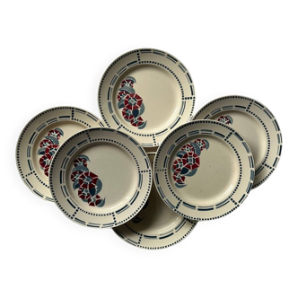 Assiettes Terre de Fer Longchamp