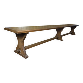 Banc en chêne pour table de ferme monastère