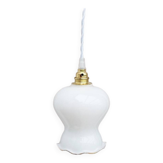 Vintage opaline lamp