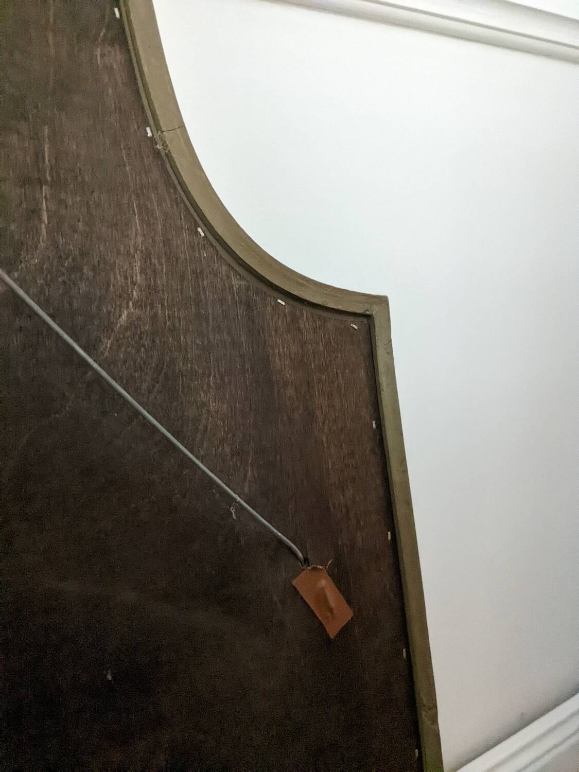 Old policeman's hat mirror