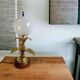 VINTAGE HIGH TABLE LAMP WITH “GOLDEN” PALM TREES, HANS KÖGL STYLE