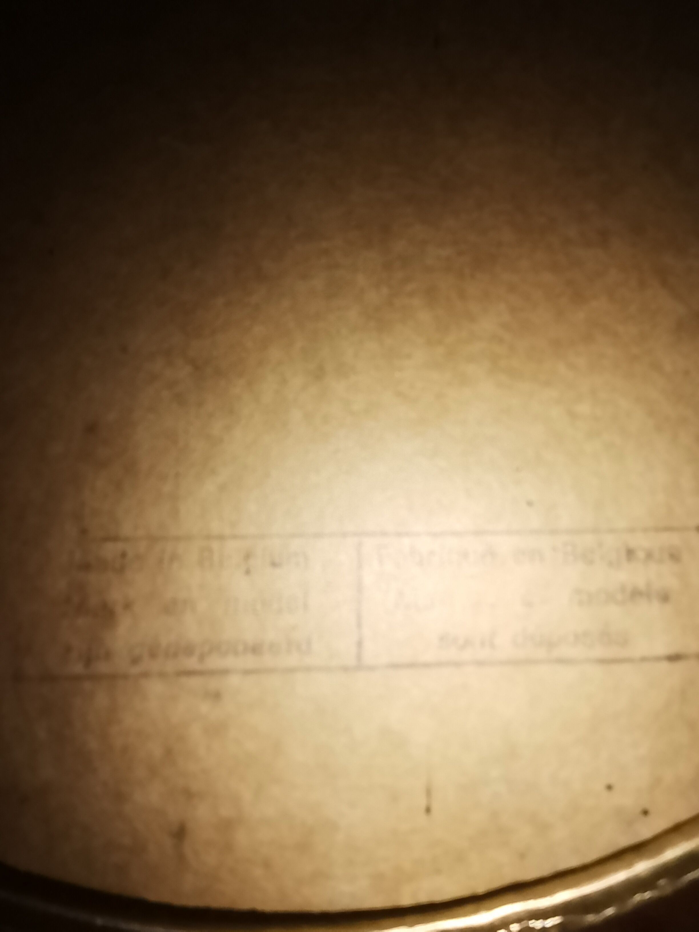 Golden mirror 25x30cm