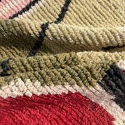 Large Moroccan Berber Rug Boujaad in Wool ideal Living room or bedroom, 200x290 cm