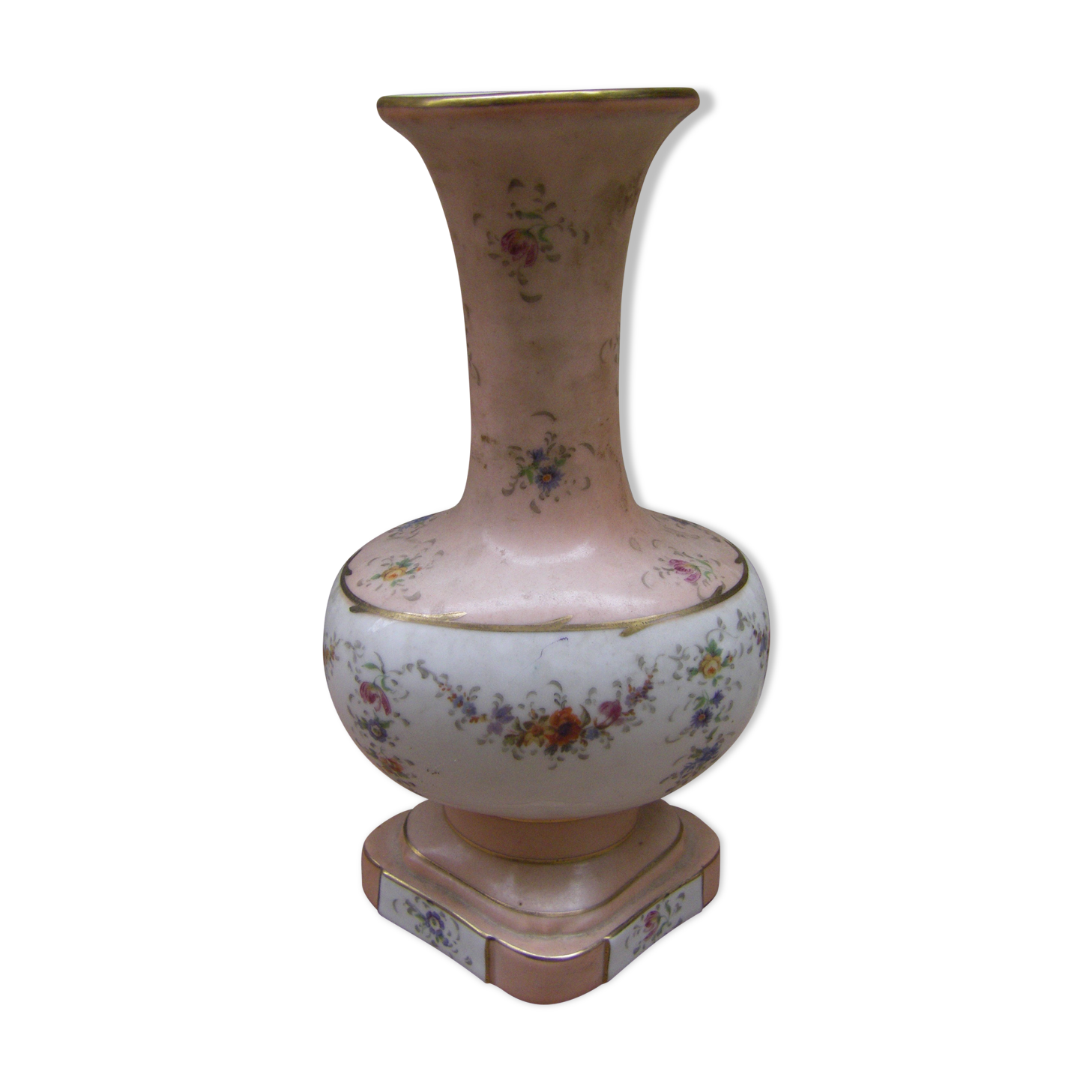 Snake porcelain vase