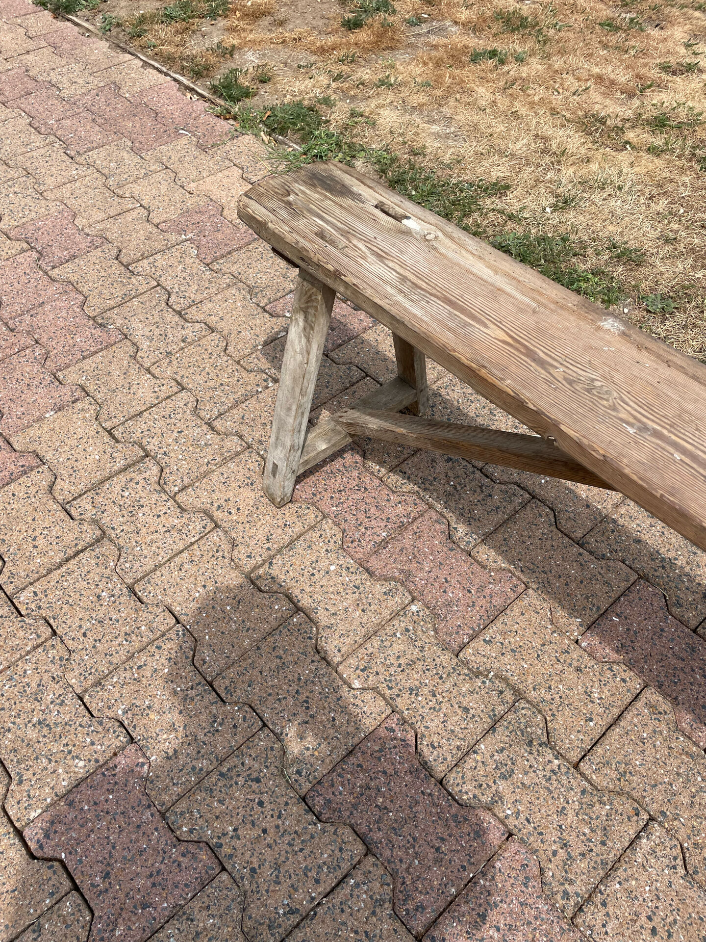 Vintage farm bench