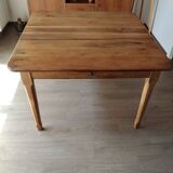 Solid oak farm table
