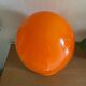 Lampe vintage Space age en verre orange