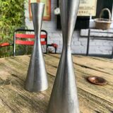 Pair of designer candlesticks