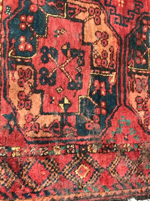 Carpet 19th century former Turkmen Ersari handmade 205 X 288 CM