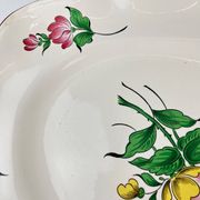 Grand plat ovale  KG Luneville – modèle Réverbère
