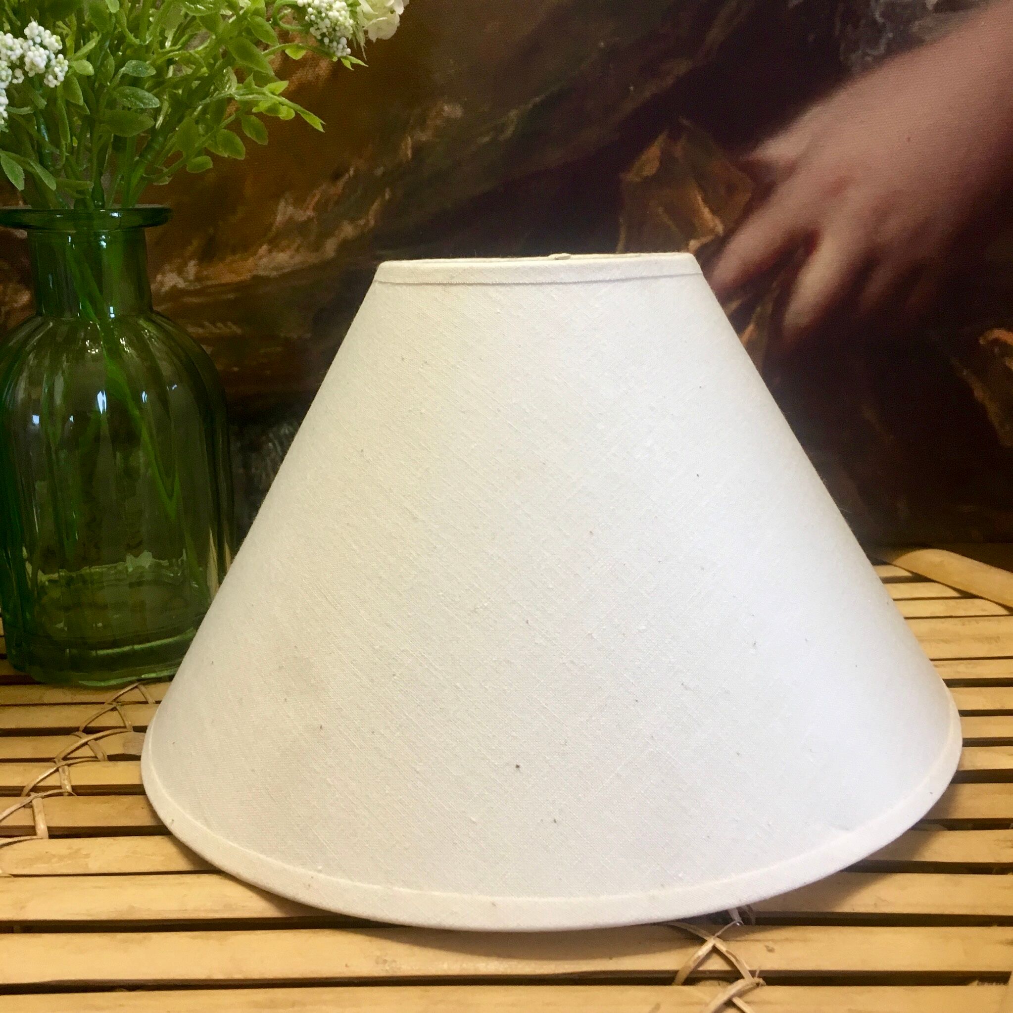 Cream fabrics lampshade