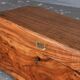 Navy in time camphor trunk late XIXth