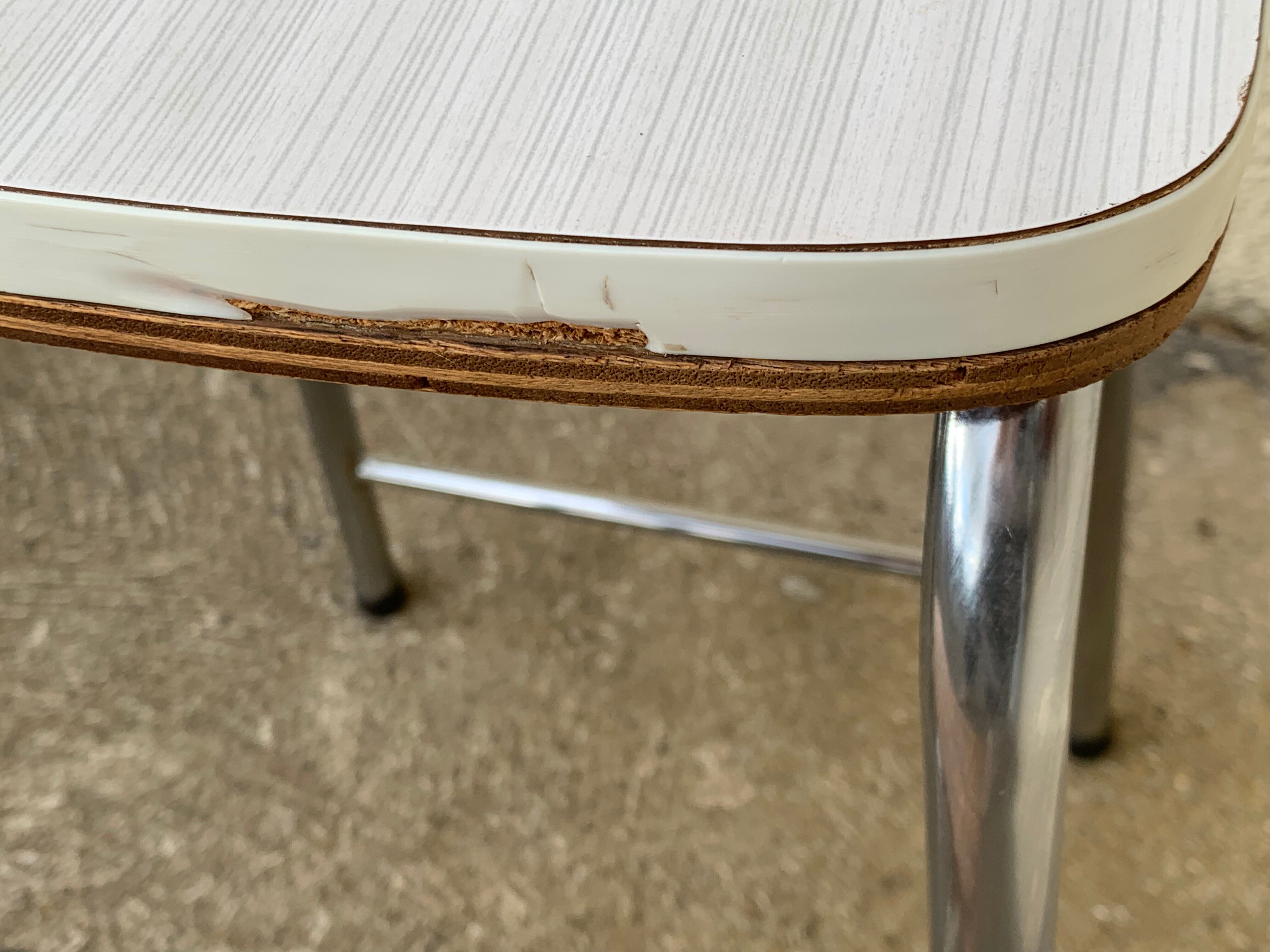 Formica stepladder stool 1970