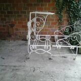 Wrought iron bed