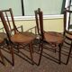Lot de 6 chaise en bois - bistrot - terrasse - vintage