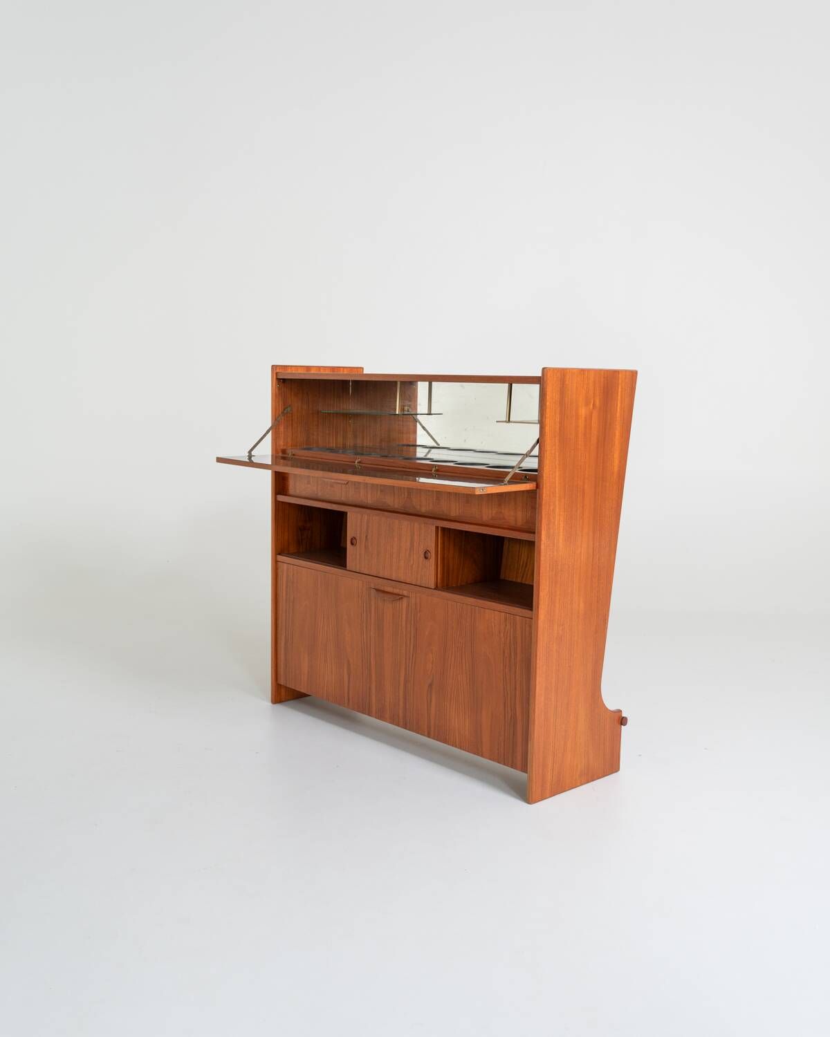 “SK661” teak bar cabinet by Johannes Andersen for J. Skaaning & Søn, 1960s